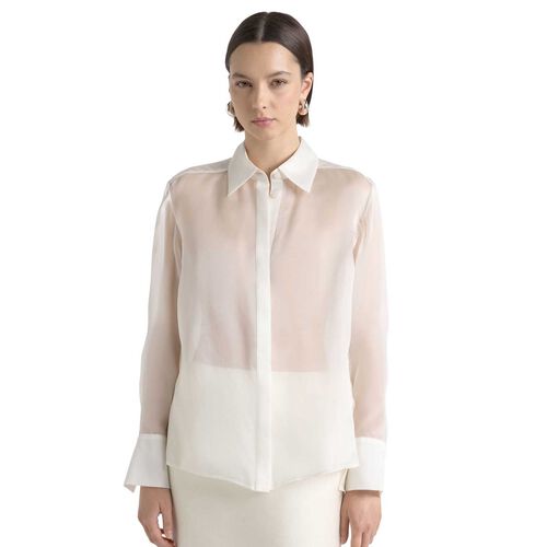 Cue Silk Organza Shirt